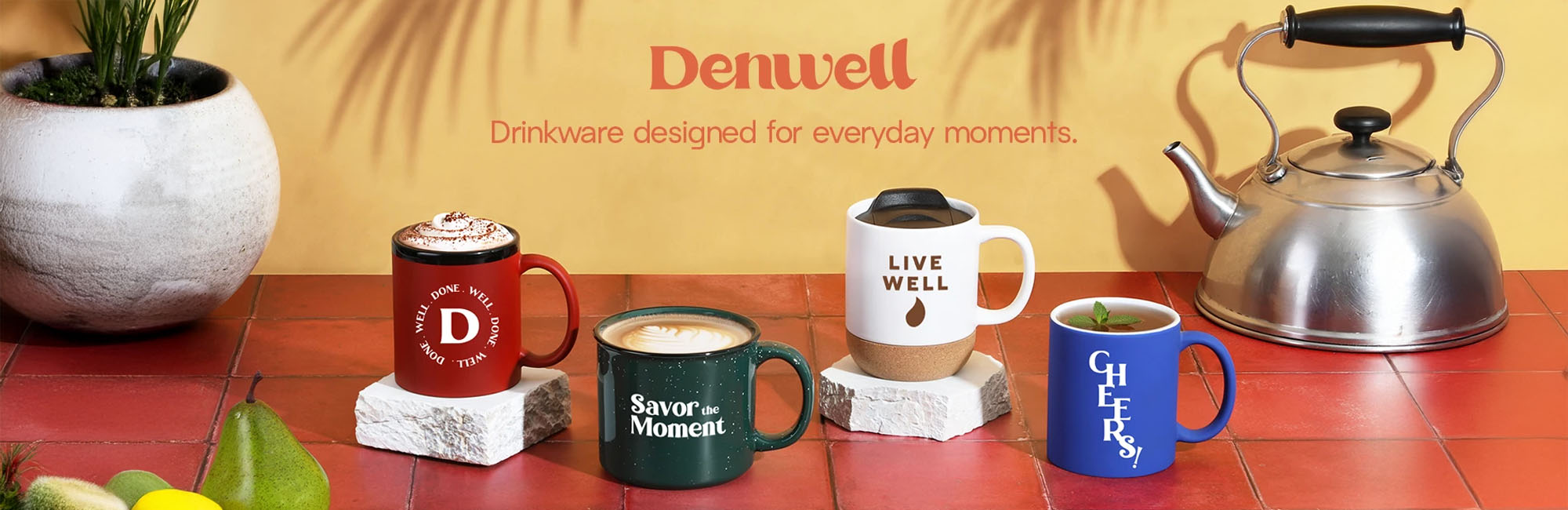 Denwell drinkware: custom branded mugs for everyday moments