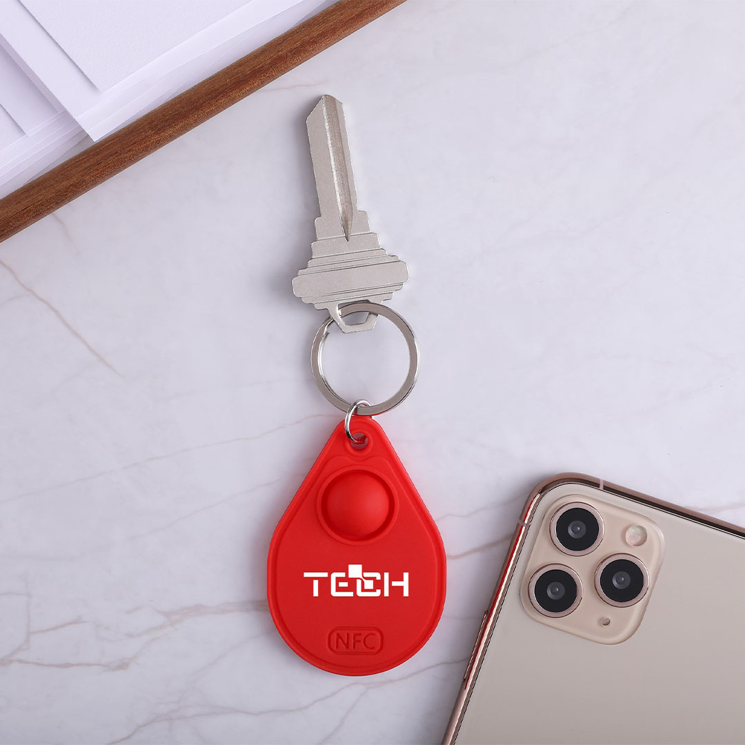 Silicone Pop-It NFC Keytag